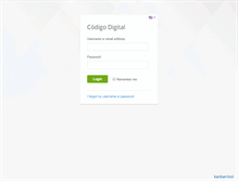 Tablet Screenshot of codigodigital.kanbantool.com